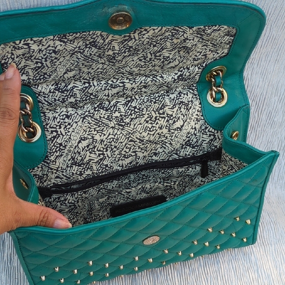 Rebecca Minkoff Teal Quilted Chain Strap Bag - Picture 5 of 13